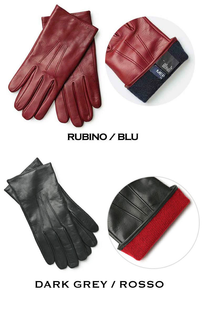 楽天市場】メローラ 手袋 グローブ レザー ナッパレザー カシミヤ100