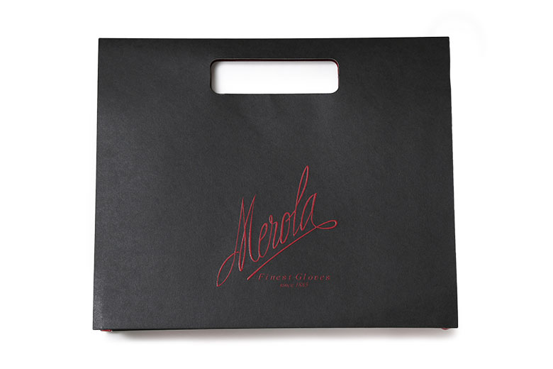 最終 メローラ ペッカリー黒 カシミア黒 グローブ 革手袋 MEROLA 楽天