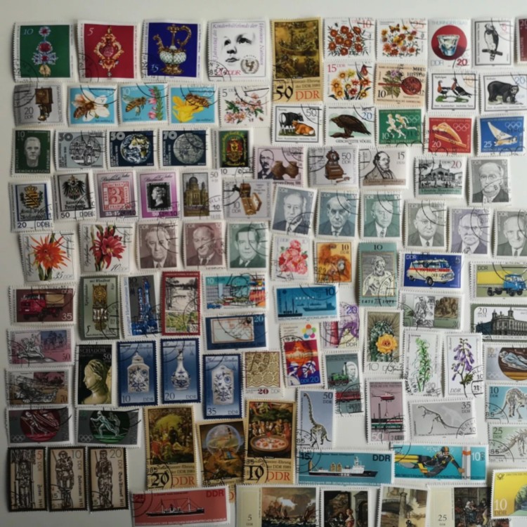 東ドイツ/DDR/東ドイツ 1949年記念切手 - 100～2000種類