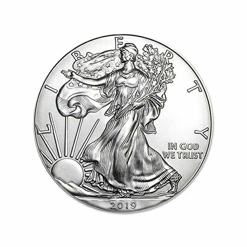 2019年 アメリカン・シルバー・イーグル 1ドル 銀貨 1オンス BU 2019年