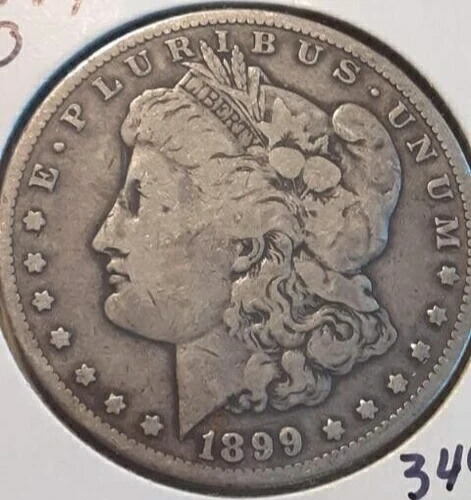 1899-O モーガン シルバー ダラー ニューオーリンズ造幣局 1 ドル US