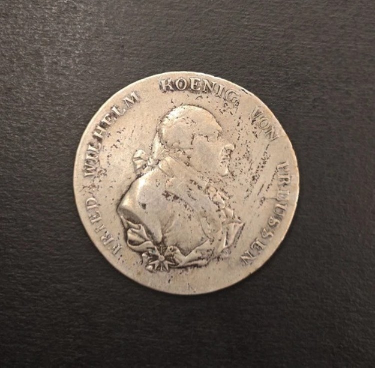 招*@様 1818年ドイツプロイセン王国2ターラー銀貨 フリードリヒ
