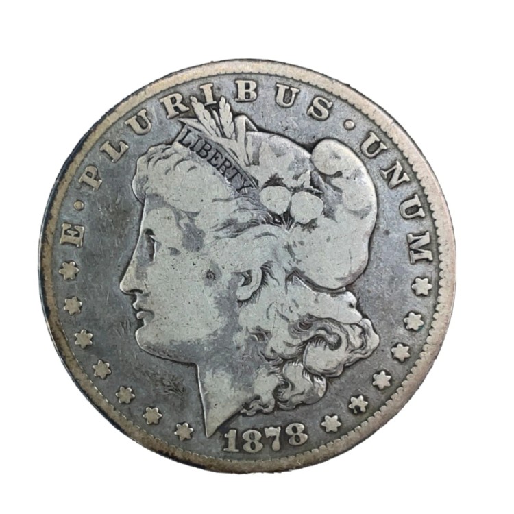 1878年CCモルガンダラー流通90%銀1ドル米国コインコレクターズアイテム