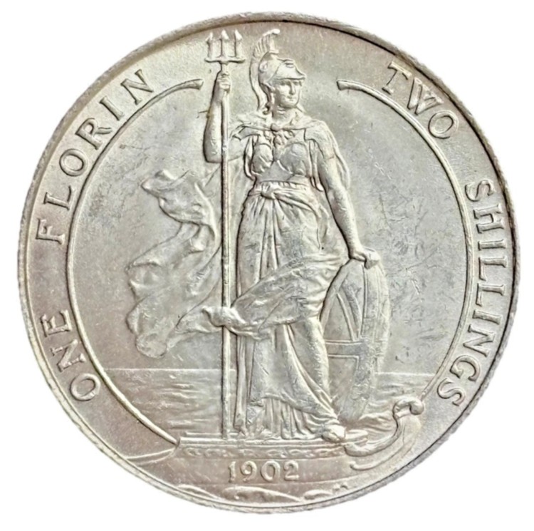 1902 イギリス エドワード アレクサンドラ コロネーション 大型 銀 メダル