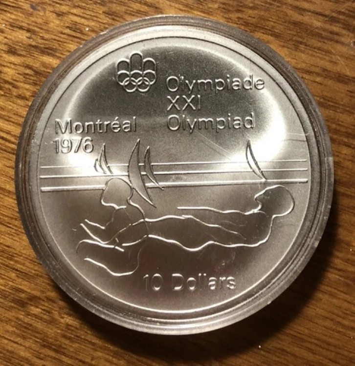 カナダ モントリオールオリンピック「ボクシング」記念5ドル 1771 銀貨