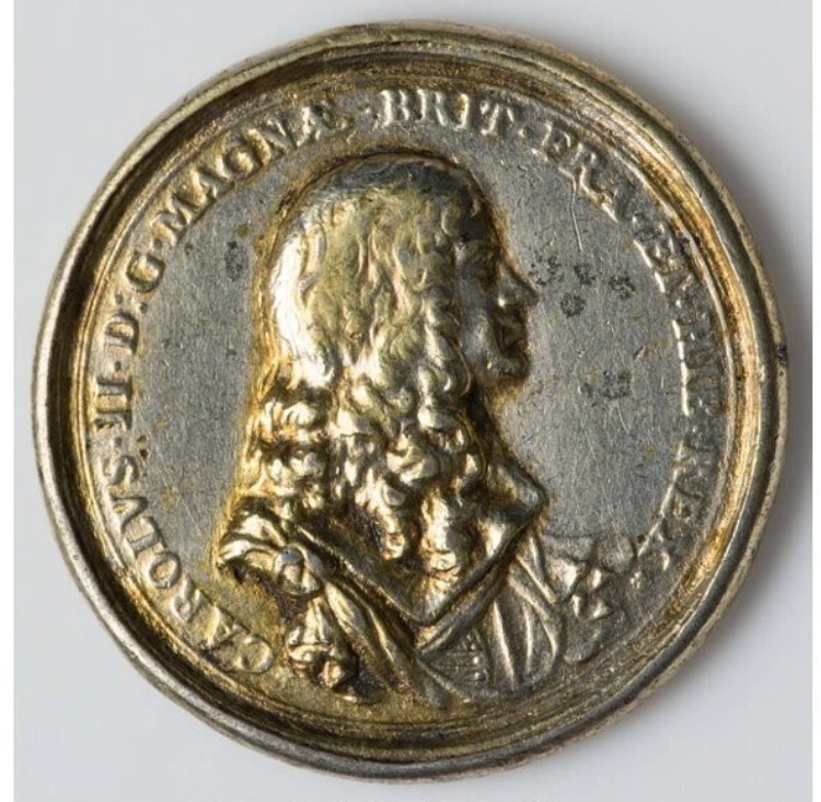 イギリス 1662年チャールズ2世 クラウン銀貨 希少コイン