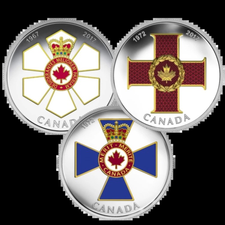 カナダ 1ドル銀貨 エリザベス2世 コイン ピンバッジ 留め具 コンチョ