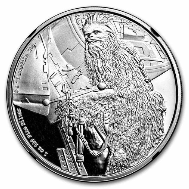 2017年 ニウエ銀貨 スターウォーズ ダースベイダー 2オンス No.798