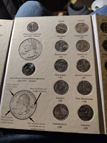 アメリカ 50州 硬貨 プルーフ 25セント コンプリート 1999〜2008年