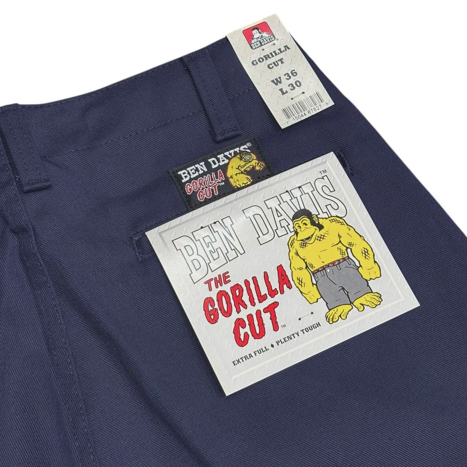 楽天市場】USA企画 BEN DAVIS GORILLA CUT PANTS - Navy Light Grey