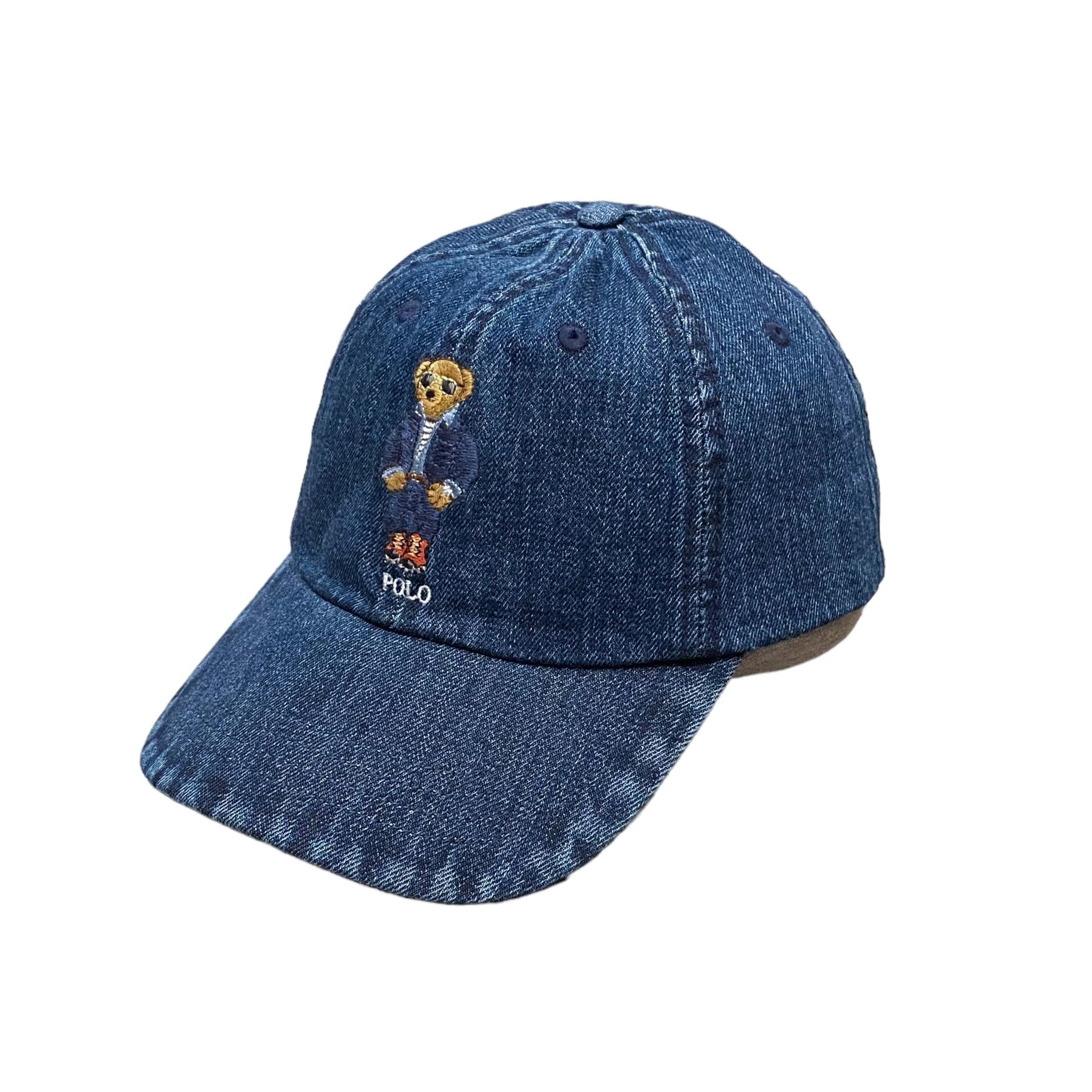 楽天市場】Polo Ralph Lauren Polo Bear 6-Panel Denim Cap / ポロ
