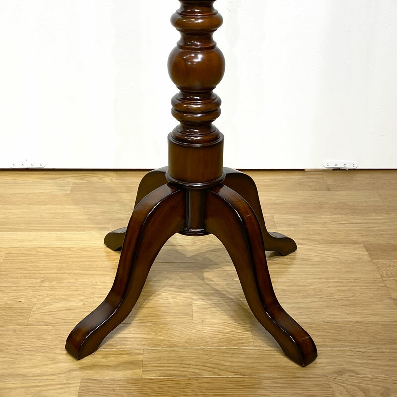 ポールハンガー/コートハンガー/ハンガーラック/真鍮フック/ダークブラウン