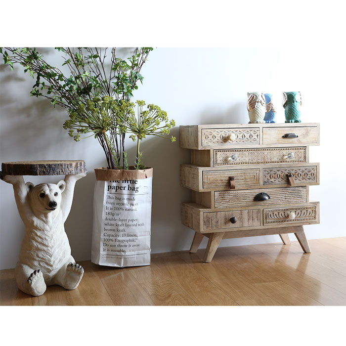 楽天市場】チェスト ヴィンテージ風 アジアン家具 おしゃれ 個性的