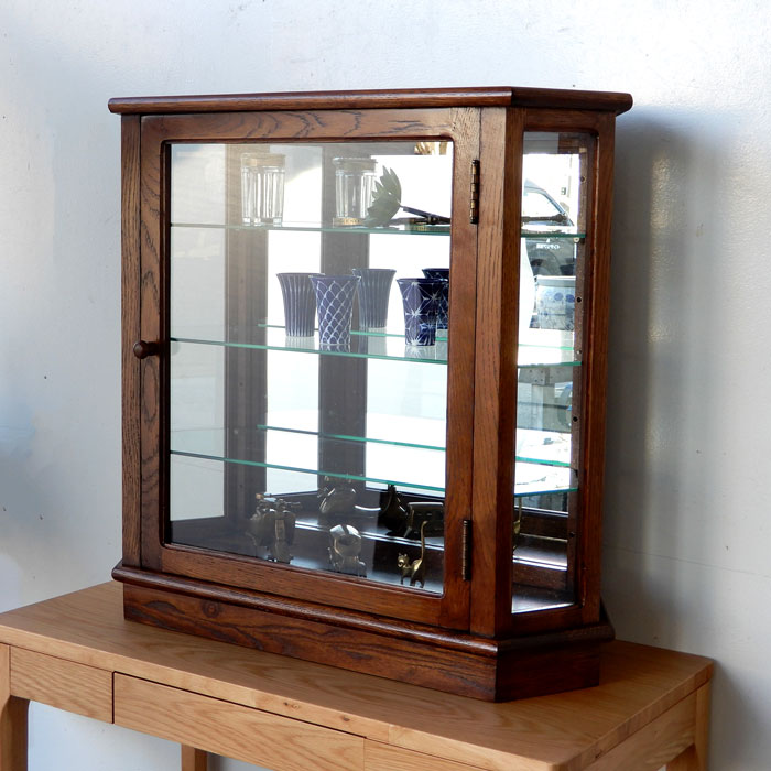 マロン♡ママ」飾り棚 ガラスケース キャビネット キュリオケース