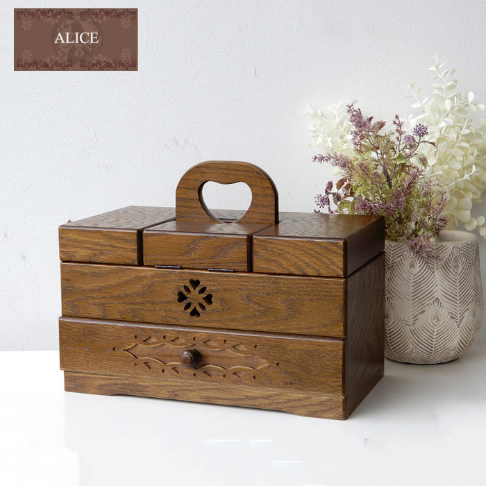 楽天市場】ソーイングボックス 裁縫箱 ソーイングセット 木製 おしゃれ