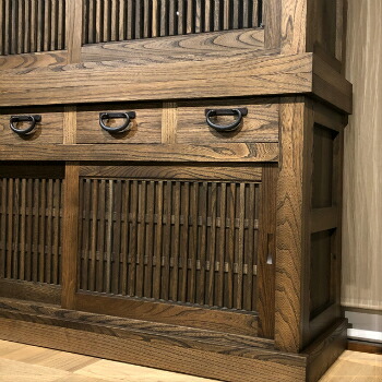 楽天市場】水屋 水屋箪笥 食器棚 和モダン モダン 日本製 国産家具