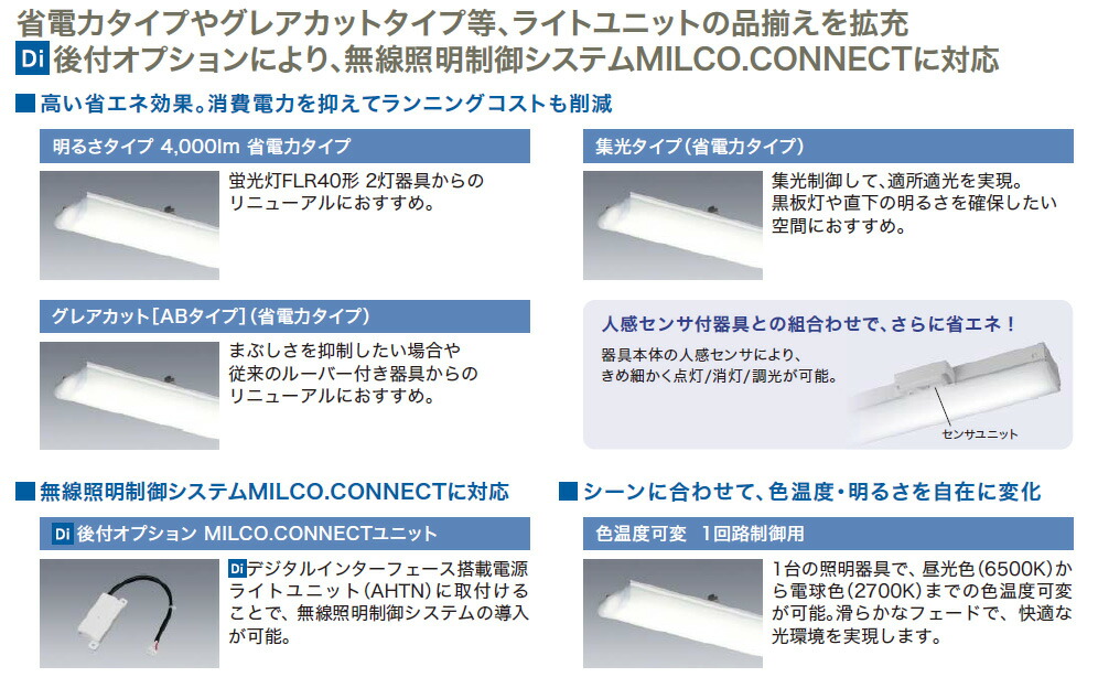 三菱LED照明器具 EL-LU42533L 、EL-LHL40700 4個セット 三菱