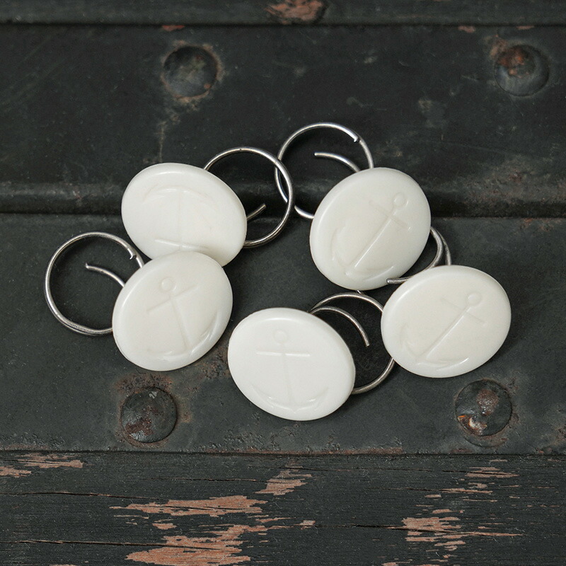 14 イギリス系アメリカ人のヴィンテージボタン紋章（手芸素材／手芸