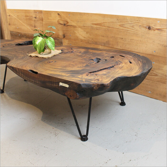 楽天市場】【1点物】ケヤキ 欅 一枚板 ローテーブル カフェテーブル