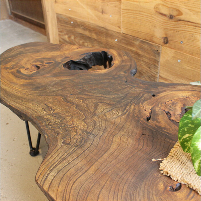 楽天市場】【1点物】ケヤキ 欅 一枚板 ローテーブル カフェテーブル