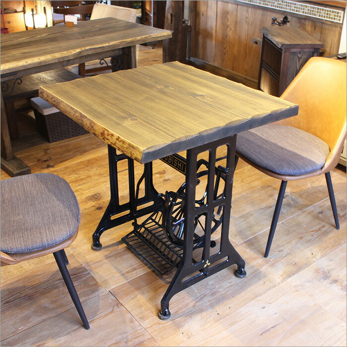 アンティーク【FUKUSUKE】福助 足踏みミシン サイドテーブル デスク