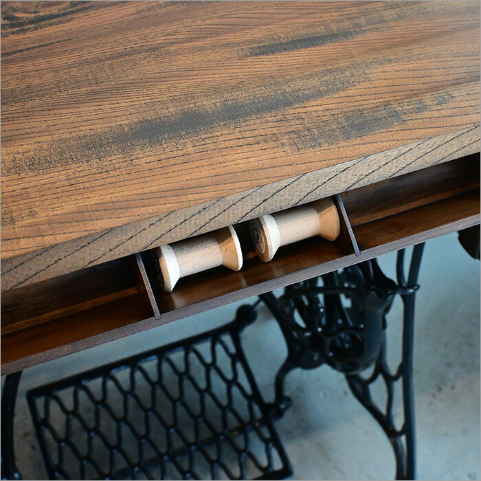 楽天市場】1点物 SINGER アンティークミシン台 リメイクデスク