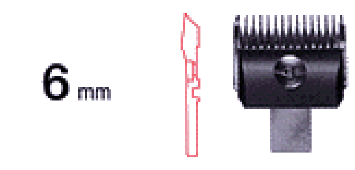 楽天市場】スピーディク 電気バリカン 専用替刃 (6mm) : Wan-O-Wan楽天