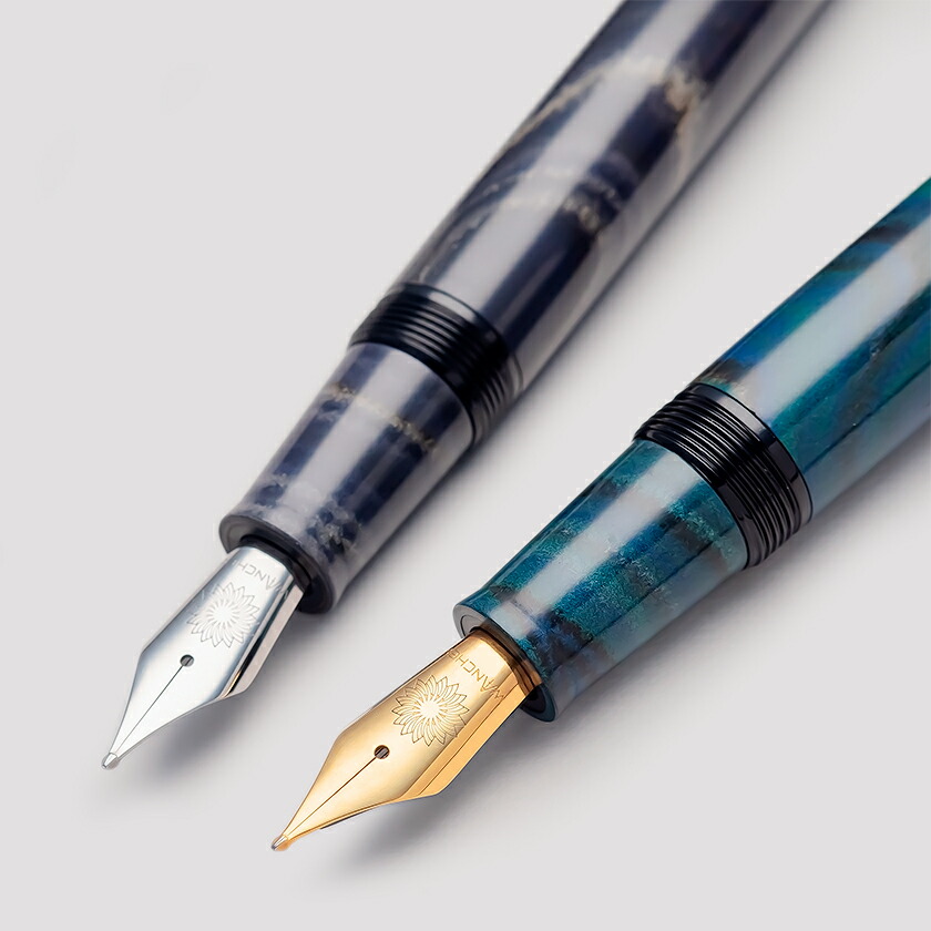 WANCHER 世界樹万年筆 渓流ニブ おまけ付き 木箱入り 長刀 WANCHER