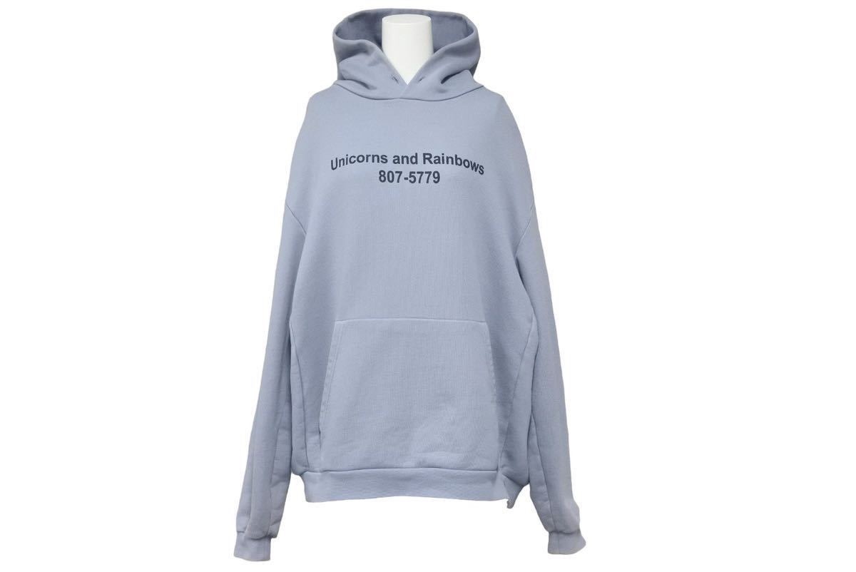 楽天市場】VETEMENTS ヴェトモン ユニコーン パーカー ブルー オーバー