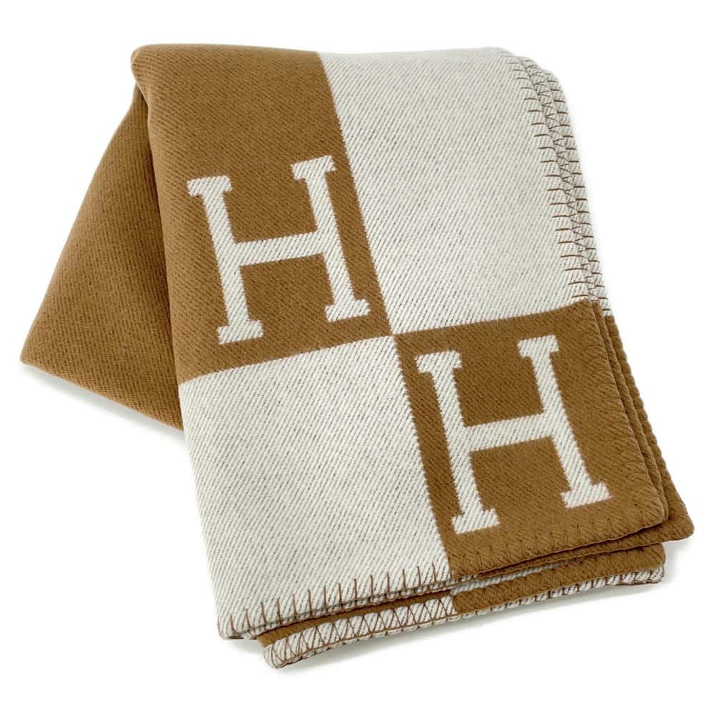 楽天市場】エルメス ブランケット プレード アヴァロン ウール