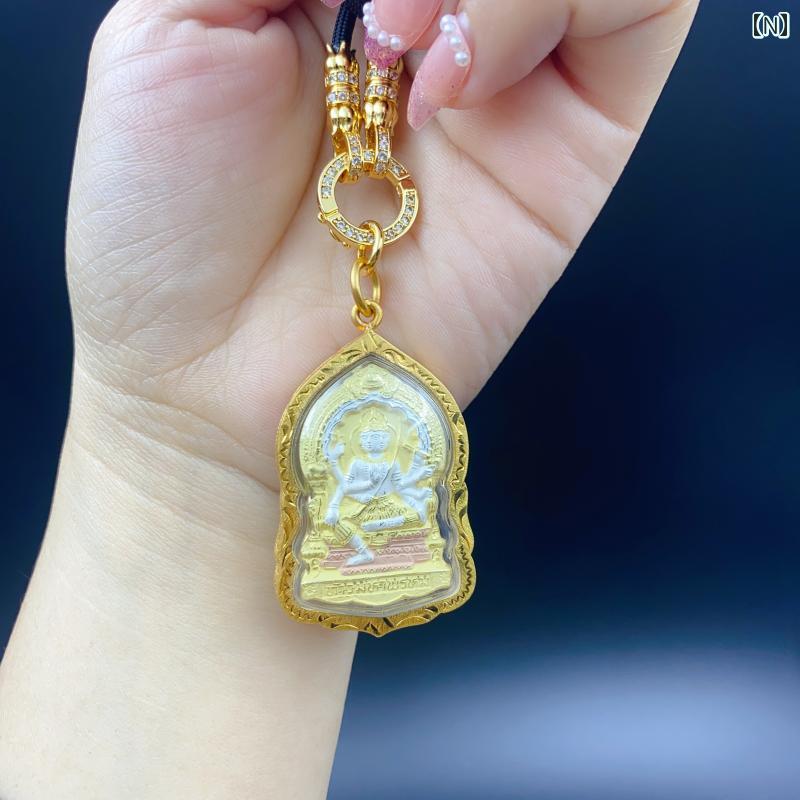 楽天市場】ペンダント トップ アクセサリー タイ お守り 仏教