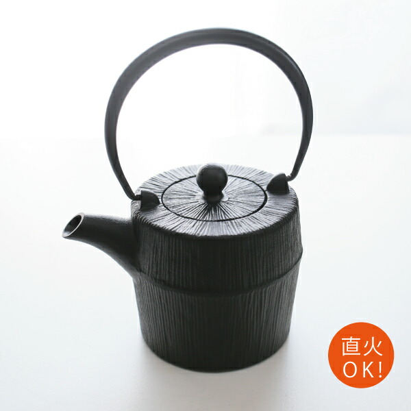 楽天市場】南部鉄器 朝日 直火対応 鉄急須 黒 母の日 父の日 敬老の日