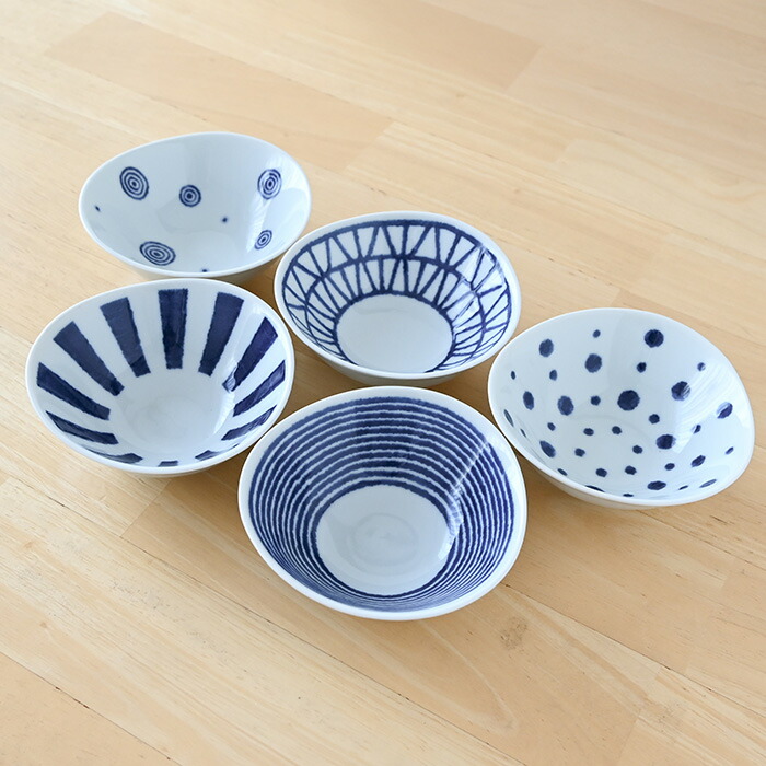 楽天市場】波佐見焼 藍玉 小付揃 小鉢 セット 和食器 おしゃれ 取り鉢