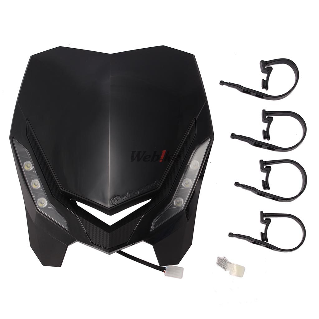 楽天市場】POLISPORT ポリスポーツ E-BLAZE ヘッドライト LED 灯火類