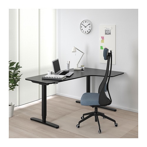 ベカント（BEKANT）コーナーデスク L字テーブル 右 ベカント（BEKANT