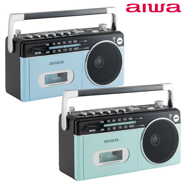 楽天市場】aiwa ポータブルラジオカセットプレーヤー RCP3 GAA4