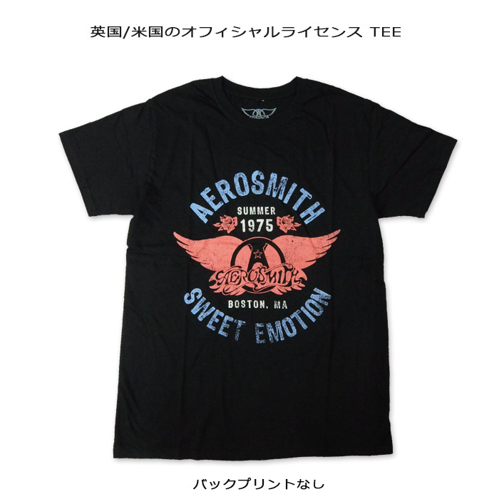 楽天市場】ROCK TEE Aerosmith-12[エアロスミス] SWEET EMOTION英国