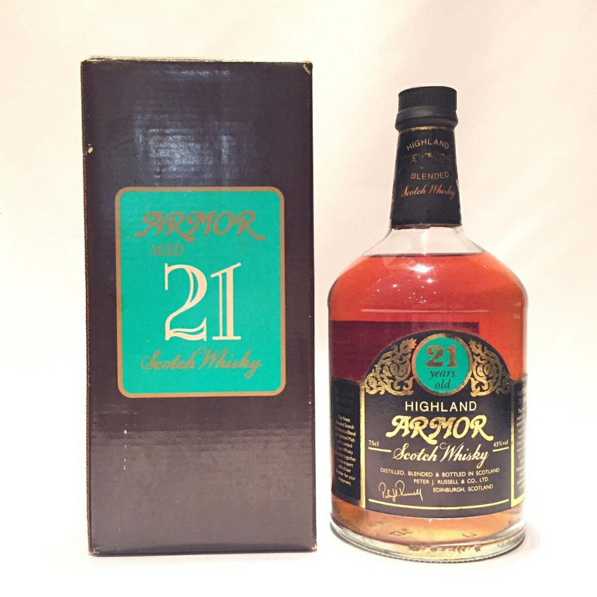 楽天市場】アーマー ARMOR Aged 21 Years 43％ / 750ml : WHISKY SHOP