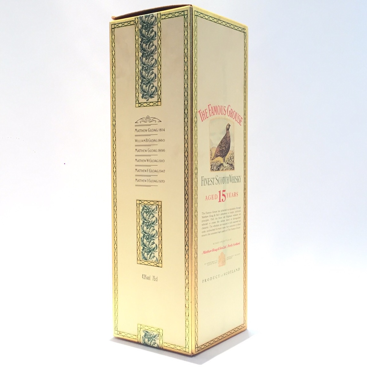 楽天市場】フェイマス グラウス 15年THE FAMOUS GROUSEAGED 15 YEARS43