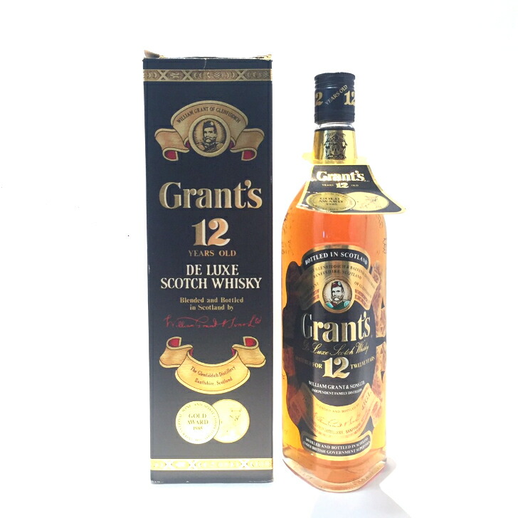 楽天市場】グランツ 12年デラックスGrant's12 YEARS OLDDe Luxe43°G.L.