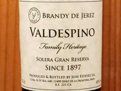 楽天市場】[正規品]バルデスピノ ファミリー ヘリテージ ブランデー