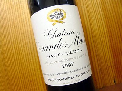 楽天市場】シャトー ソシアンド マレ[1997]年 AOCオー メドック クリュ
