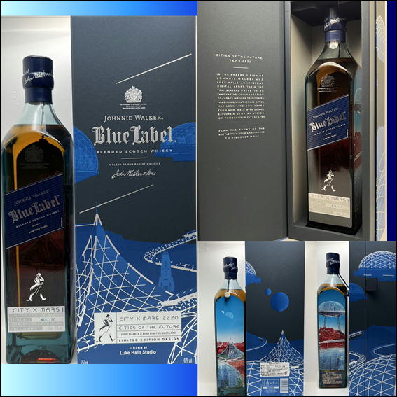 楽天市場】☆ジョニー ウォーカー ブルーラベル マーズ「箱入」☆未来