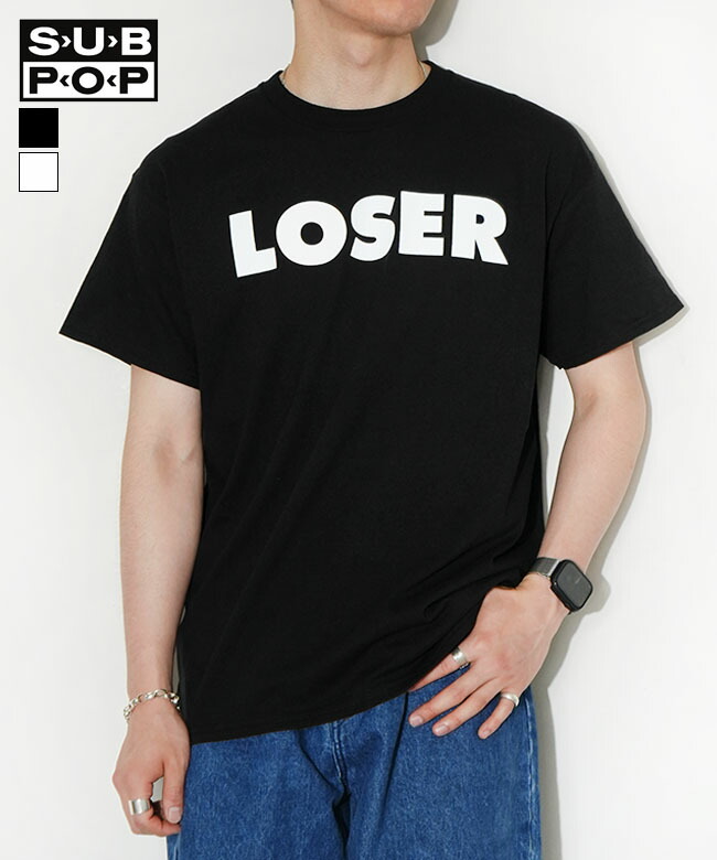 かだよ】90s SUB POP/LOSRER Tシャツ 黒 L Sub Pop - Loser Black w