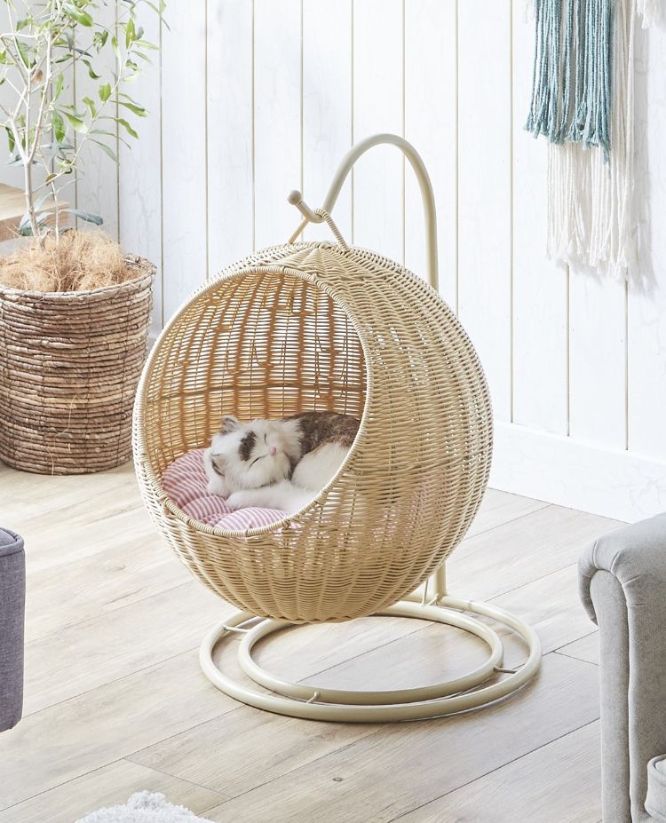 楽天市場】ハンギングチェア ペット用ハンギングチェア 人口ラタン お