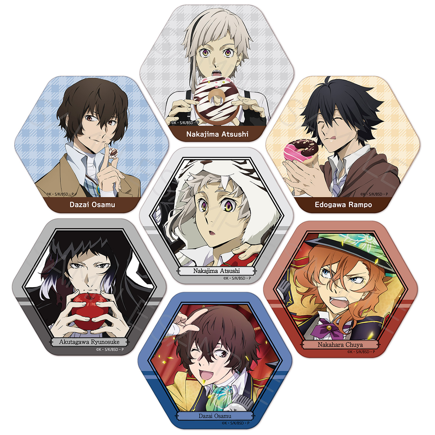 文豪ストレイドッグス 太宰治 上海キラキラ缶バッジ 太宰治 缶バッジ