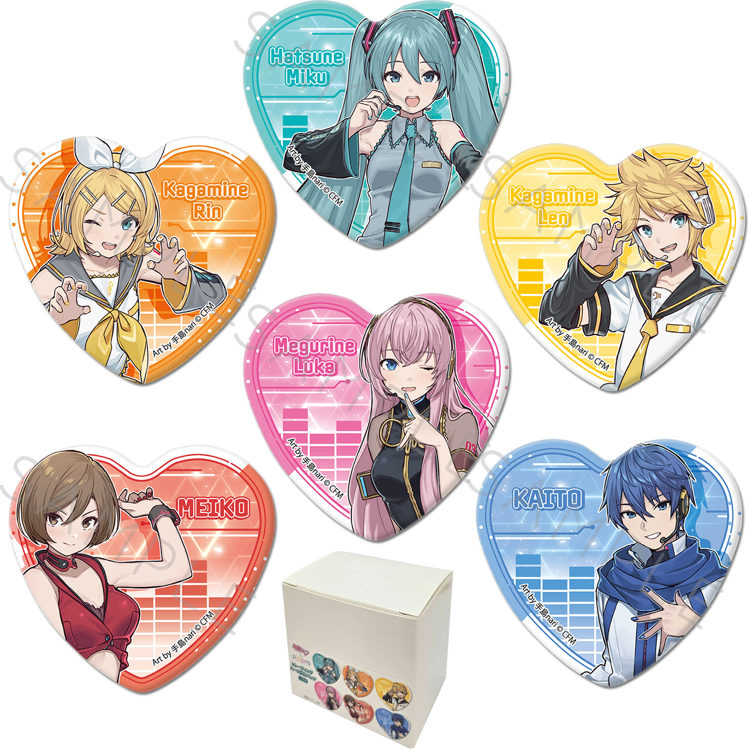 初音ミク 鏡音レン KAITO 缶バッジ Digital Stars 2021 初音ミク鏡音レン