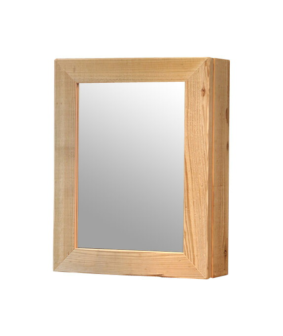 楽天市場】OLD ASHIBA（足場板古材） ミラーキャビネット Mサイズ 幅