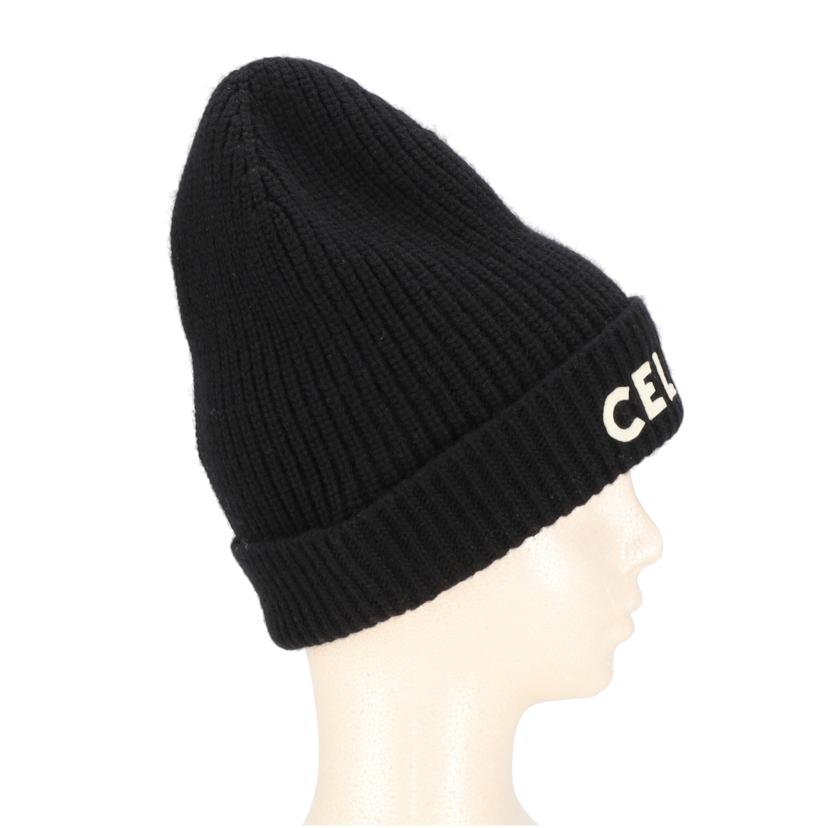 楽天市場】CELINE セリーヌ/ ウールロゴニット帽/Aランク/67【中古