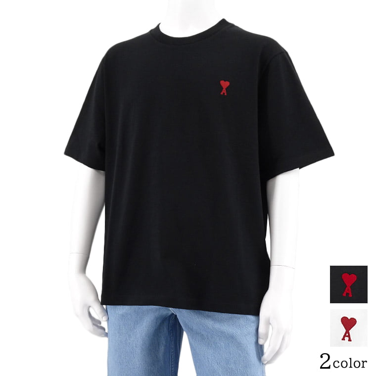 楽天市場】アミ AMI メンズ Tシャツ BFUTS005 726 NOIR ブラック 001